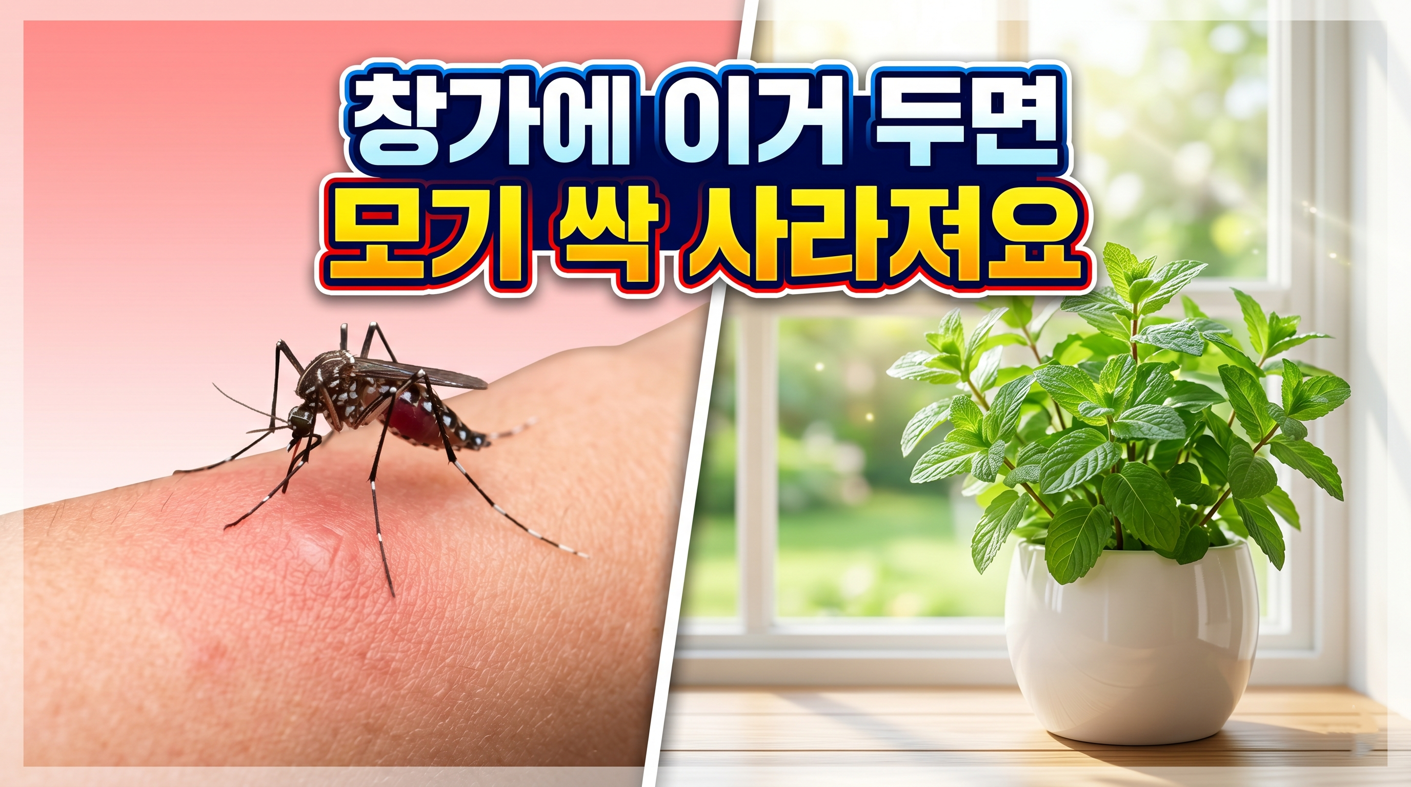 살충제 없이 모기 퇴치하는 법, 페퍼민트·라벤더 조합이 핵심